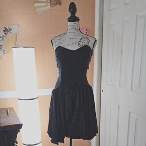 Vintage 1980s Little Black Dress Women's Size 7